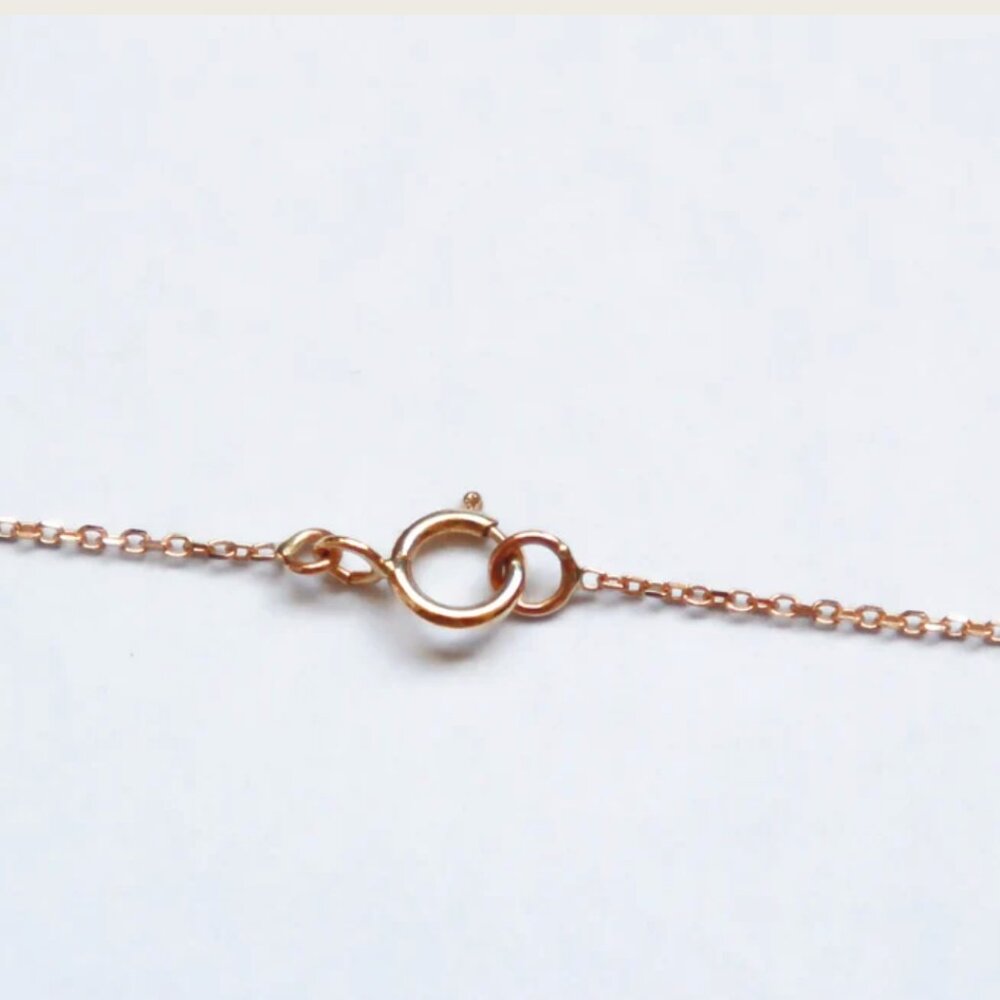 18k Gold Moon Necklace - Picture 2 of 6